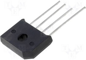 KBU10B, Диодный мост: однофазный, Urmax: 100В, If: 10А, Ifsm: 200А, KBU, THT