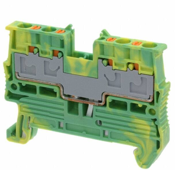 3211030, DIN Rail Terminal Blocks PT 2,5/SQUATTROPECUS WIDE GROOVES