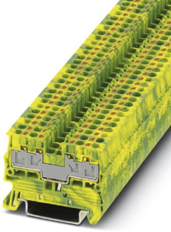 3211030, DIN Rail Terminal Blocks PT 2,5/SQUATTROPECUS WIDE GROOVES