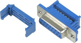 DI-15F (DS1036-15F), Гнездо 15 pin на шлейф DI-15F (DS1036-15F), Гнездо 15 pin на шлейф