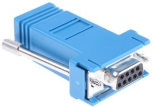 DA9-PMJ8-B-K, D-sub Adapter Male 9 Way D-Sub to Female RJ45