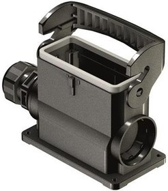 19433160253, Surface Mount Housing 90° 16/B Shell Size Glass Fibre Reinforced Polyamide Self Lock