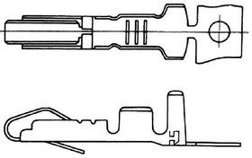 QR/P1-SC1A-111(12), Rack &amp; Panel Connectors CRIMP TERM FEM 18-24AWG