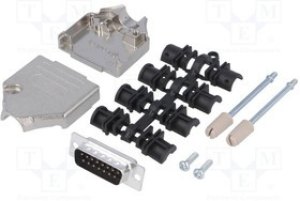MHDTZK15-DB15P-K, Разъем D-Sub; PIN: 15; вилка; "папа"; прямой; пайк MHDTZK15-DB15P-K, Разъем D-Sub; PIN: 15; вилка; "папа"; прямой; пайк