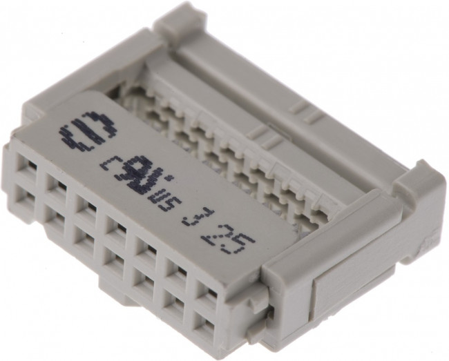 09185147813, 14-Way IDC Connector Socket for Cable Mount, 2-Row