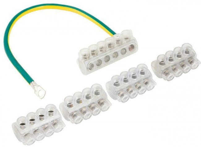sv-15.5, Комплект клеммников SV15.5 4x KE10.1 + 1x KE10.3 (Al 10-35 / Cu 1.5-25) для сетей уличного освещения EKF