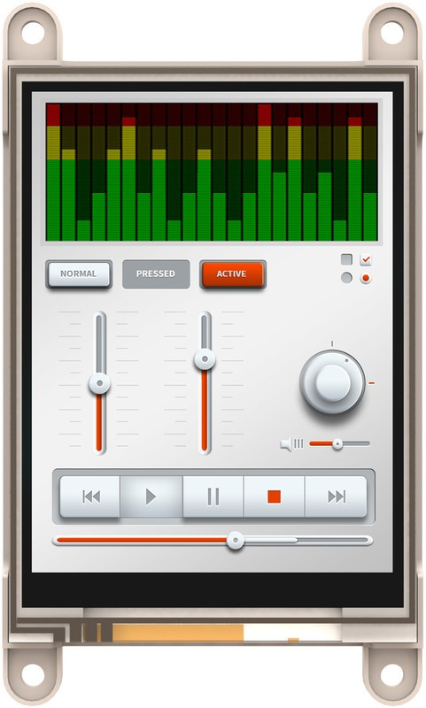SK-gen4-IoD-32T, SK-gen4-IoD-32T TFT LCD Colour Display / Touch Screen, 3.2in, 240 x 320pixels