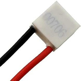 Модуль Пельтье 10x10x4 мм, напряжение 0,8 В, ток 6 А, 3,3 Вт, TEC1-00706