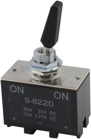 S822D, SWITCH, TOGGLE, DPDT, 30A