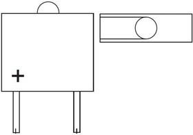 555-3003F, LED Circuit Board Indicators RED DIFFUSED 5 VOLT