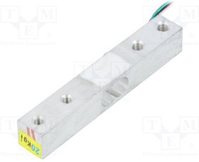 OKY3480-2, Датчик: нажима, 3-12ВDC, 80x13x12мм, Диапазон: 0-20кг, 30г