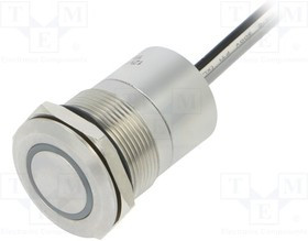 BG-MC22LOSRG, Переключатель: емкостный, Пол: 2, SPST-NO, 0,01A/12ВDC, IP68, 20мОм