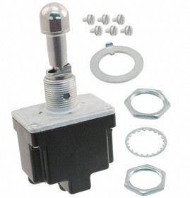 2TL1-50K, Toggle Switches Toggle SW DPDT 3POS SCRW TERM LOCK LEVER