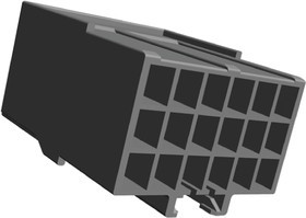 176287-1, AMP Universal Power Female Connector Housing, 3.96mm Pitch, 9 Way, 3 Row