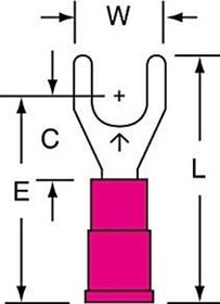 94771, Terminals 31-8-P VNYL FRK ECON SOLD PER EACH PIECE
