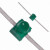 HLMP-6500, LED; 1.65mm; green; axial; 1?7mcd; 90°; Front: convex; 2.1?2.7V; THT