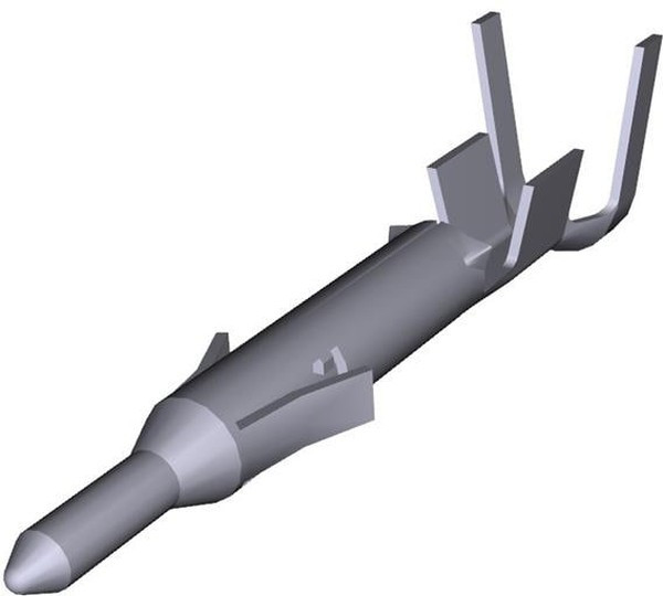 170364-1, Контакт штыревой на кабель под обжим 18-22AWG автомобильного применения пакет