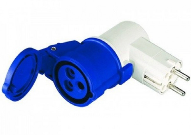 Адаптер Schuko 16А 2P+E - CEE 16A 1P+N+E IP20 9434100