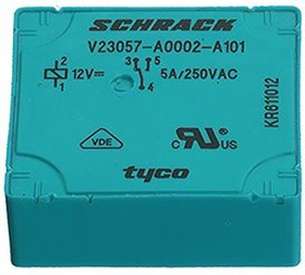 2-1393215-1, PCB Power Relay V23057 1CO 5A DC 24V 1.2kOhm