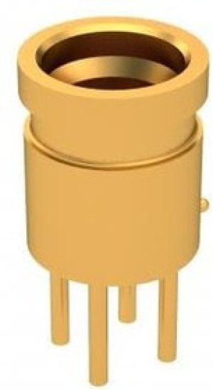 R222L00040, RF Connectors / Coaxial Connectors Straight M, PCB Receptacle C100