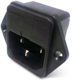 522-0010, AC Power Entry Modules POWER INLET FUSED