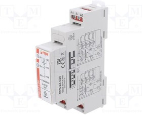 RPB-2Z-U24, Реле: установочное, бистабильное, DPST-NO, 8А, 90x17,5x64,6мм