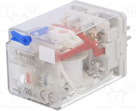 HR703CD024, Реле: электромагнитное, 3PDT, Uобмотки: 24ВDC, 10A/250ВAC, 10А