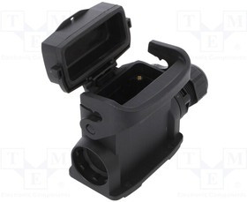 19431160546, Heavy Duty Power Connectors HAN-ECO 10B SNGL LVR SD ENTRY, M25 W/ GLN
