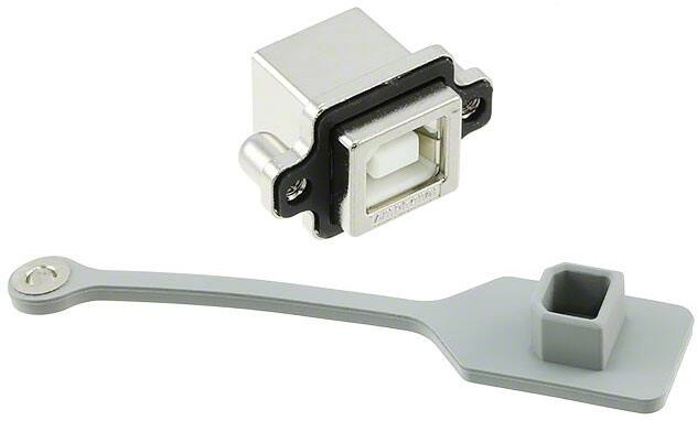 MUSBD11131, Разъем USB, USB Типа B, USB 2.0, Гнездо, 4 вывод(-ов), Монтаж в Сквозное Отверстие, Прямой Угол MUSBD11131, Разъем USB, USB Типа B, USB 2.0, Гнездо, 4 вывод(-ов), Монтаж в Сквозное Отверстие, Прямой Угол