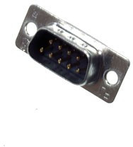 5-747904-2 (747904-2), Вилка 9 pin на кабель (пайка)