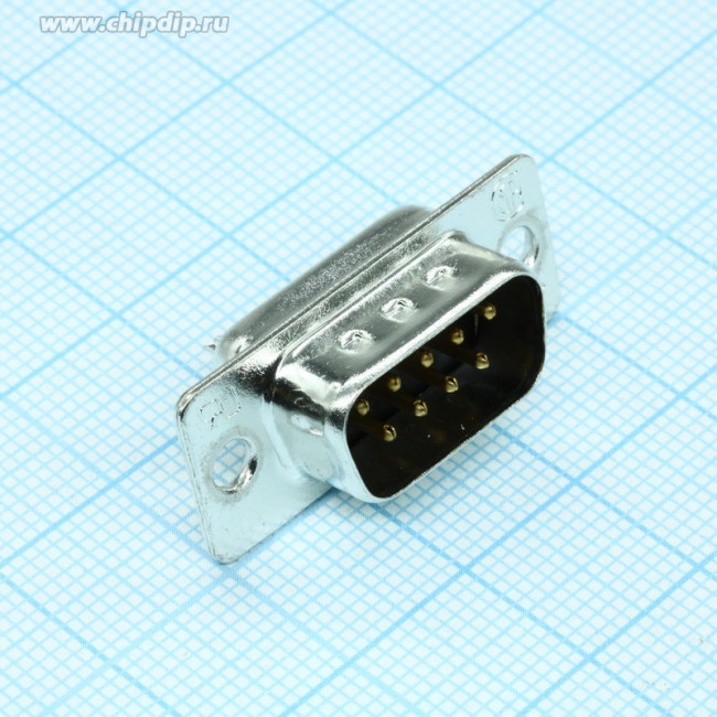 5-747904-2 (747904-2), Вилка 9 pin на кабель (пайка)