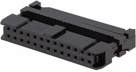 T812126A101CEU, IDC Connector, IDC Receptacle, Female, 2.54 мм, 2 ряда, 26 контакт(-ов), Монтаж на Кабель T812126A101CEU, IDC Connector, IDC Receptacle, Female, 2.54 мм, 2 ряда, 26 контакт(-ов), Монтаж на Кабель