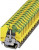 0790556, OTTA2.5-PE Series Green, Yellow Feed Through Terminal Block, Single-Level, Bolt Termination