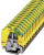 0790556, OTTA2.5-PE Series Green, Yellow Feed Through Terminal Block, Single-Level, Bolt Termination