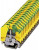 0790556, OTTA2.5-PE Series Green, Yellow Feed Through Terminal Block, Single-Level, Bolt Termination