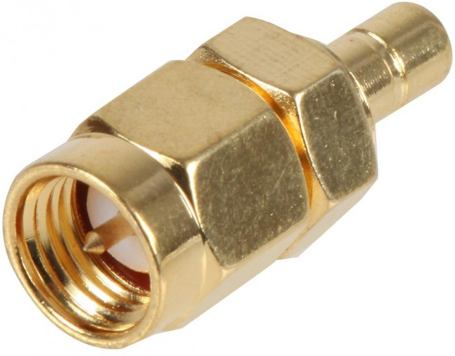 ADP-SMBM-SMAM, Straight 50 RF Adapter SMB Plug to SMA Plug