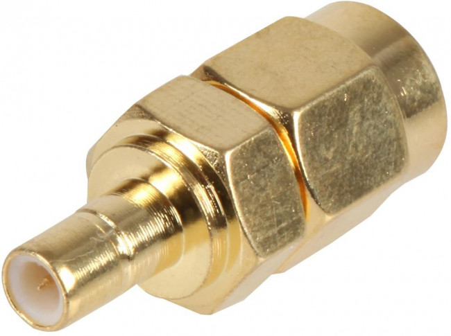 ADP-SMBM-SMAM, Straight 50 RF Adapter SMB Plug to SMA Plug