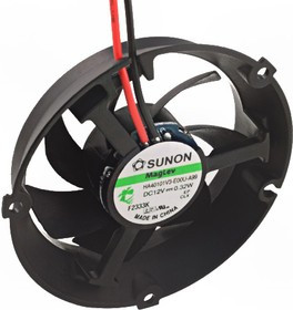 HA40101V3-E00U-A99, DC Fans Fan for LED, 48.9x10.6mm Round, 12VDC, 0.05"H2O, Vapo, Auto Restart, A16