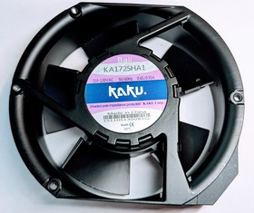 Вентилятор KAKU KA1725HA1 110-120VAC 50/60Hz 0.65/0.55A клемма 172x150x51мм