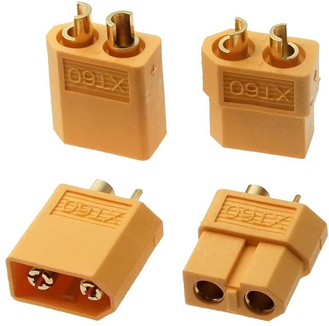 XT60 M+F, Разъем питания 2 pin (комплект)