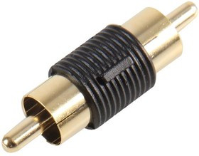 PS000115, Сквозной адаптер RCA, Штекер RCA / Phono, Штекер RCA / Phono