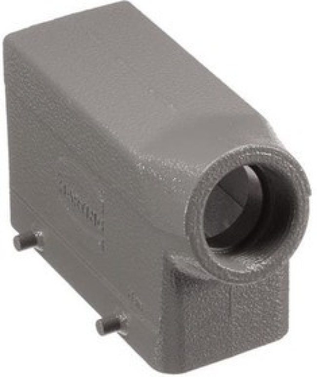 09340060501, Heavy Duty Power Connectors METAL HOOD HAN 16B 2 LVR LCKING