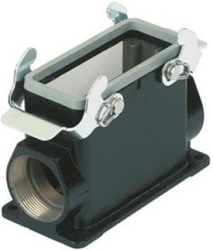 09370160271, Heavy Duty Power Connectors SURFACE MOUNTING HSG HAN 16B 2 SIDE ENTRY