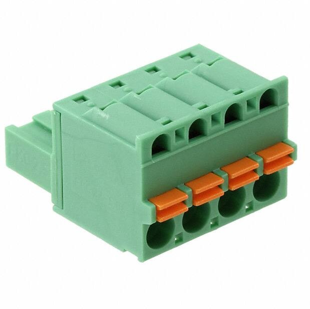 1942390, Pluggable Terminal Blocks 4 Pos 5.08mm pitch Plug 24-12AWG Spring