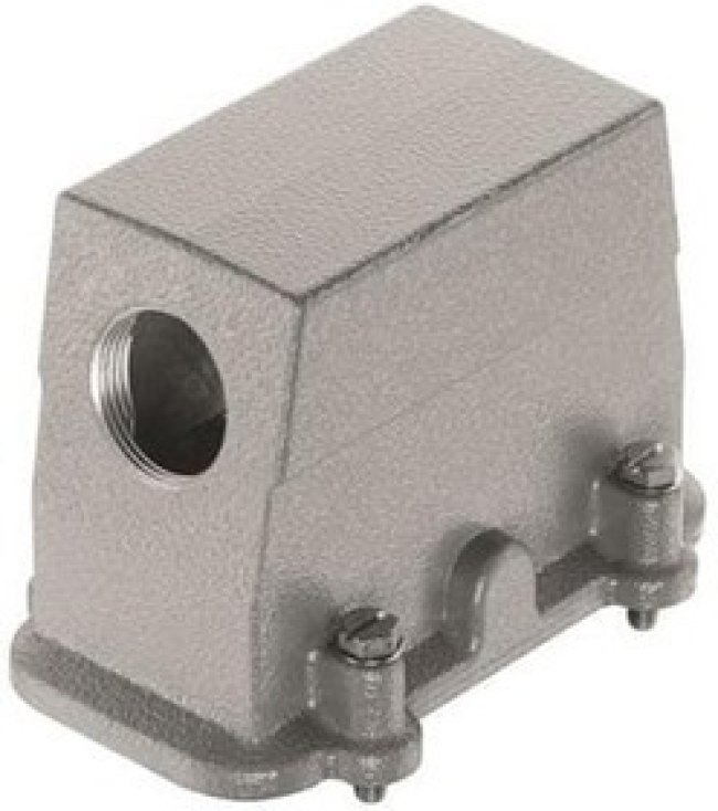 19390160526, Heavy Duty Power Connectors 16B HP ScrewDwn Hood Side Entry, M25