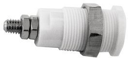 BU-P72930-9, Test Plugs &amp; Test Jacks BANANA JACK PNL MNT WHITE