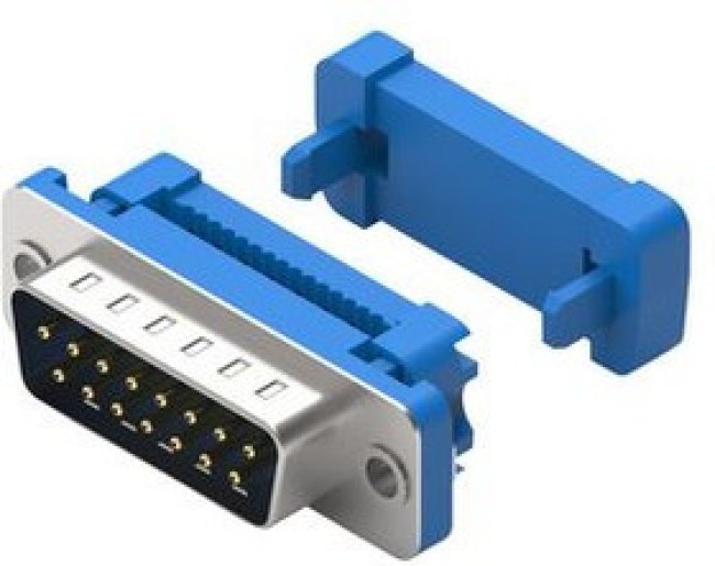 D-Sub connector, 15 pole, standard, straight, IDC connection, 618015226221
