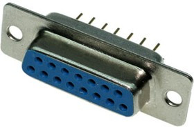 DPS-15F / DBB-15F, Разъём D-SUB DPS-15F/DBB-15F, 15 контактов