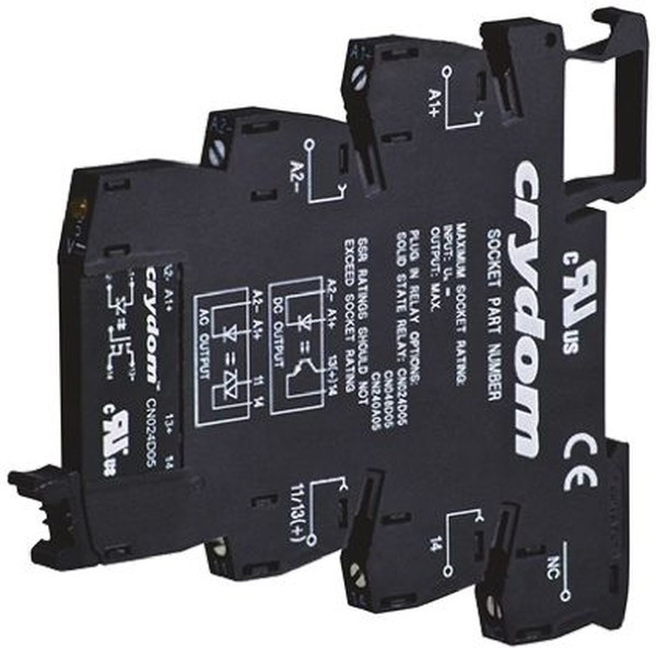 DRA-CN048D24, Solid State Relays - Industrial Mount CN048D24 SSR / DRS CN24 Skt Assy