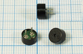 Излучатель звука магнитоэлектрический без генератора 3В/16 Ом, 6x4мм зм 6x 4\ 3,0\16\2,731\2P3\PB- 0